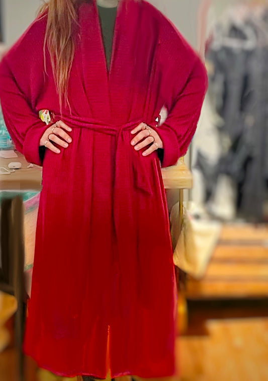 Komo Kimono Lungo Wool