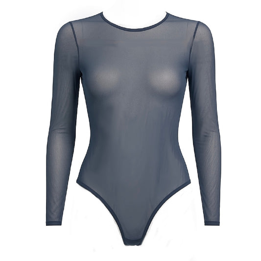 Ivana Body Tulle Manica Lunga